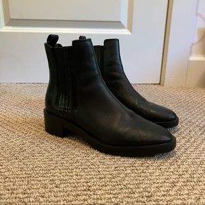 Zara black Chelsea boots